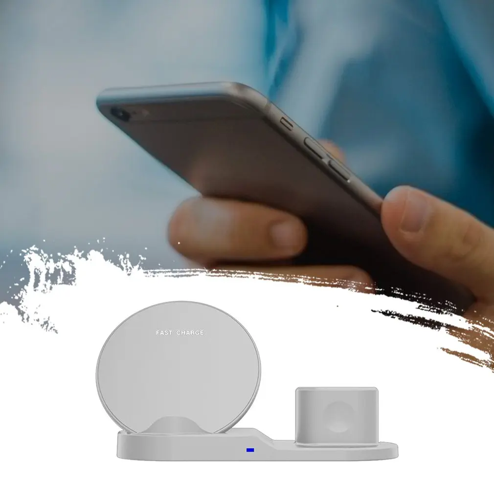 Wireless Charging Stand Three-In-One Wireless Charging Stand Smart Phone Watch Wireless Charging Stand