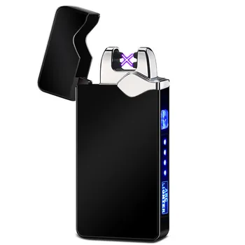 

Windproof Electric Plasma Lighter Flameless Rechargeable (Black matte touch)