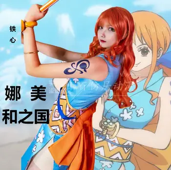 

Japanese Bathrobe Anime ONE PIECE Nami Bathrobe Cosplay Costume Custom Made Sexy Woman Kimono