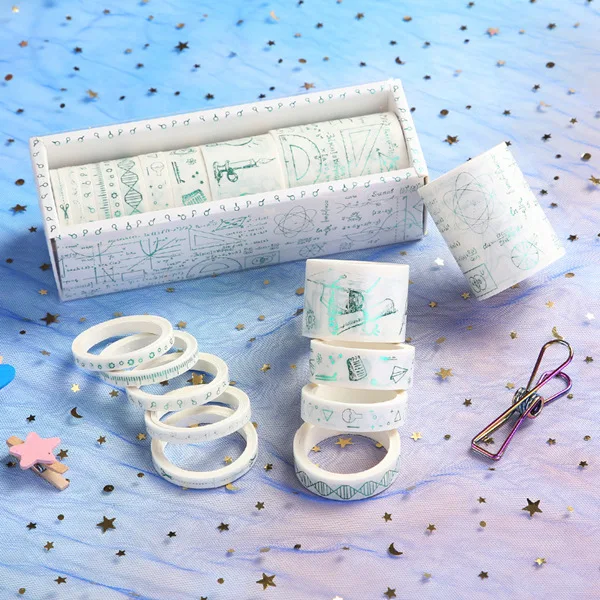 10 шт./компл. Васи клейкие ленты Милые горячая штамповка kawaii klebeband cinta adhesiva декоративные наклейки скрапбук fita adesiva маскирующая лента - Цвет: Hot green