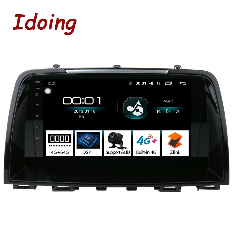 Clearance Idoing 9" Octa Core Android 8.1 Car Radio Audio Multimedia GPS Navigation Player For Mazda Cx-5 cx5 cx 5 2013-2015 no 2 din dvd 0