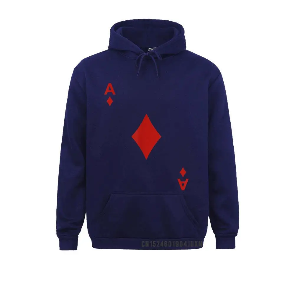 Mens Long Sleeve Ace of Diamond Tshirt Blackjack Cards Poker 21 A Tee shirt__3455 Sweatshirts Group Hoodies 2021 Hoods Ace of Diamond Tshirt Blackjack Cards Poker 21 A Tee shirt__3455navy