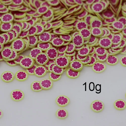 Colorful 10g Happy monkey Полимерная глина кусочки фруктов слизь поставки фимо цветок сердца DIY Аксессуары декор для пушистое облако прозрачная слизь - Цвет: Colorful 10g