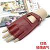 Men's sheepskin half finger gloves fitness sports breathable military tactics bicycle motorcycle bare hand leather gloves women ► Photo 3/6