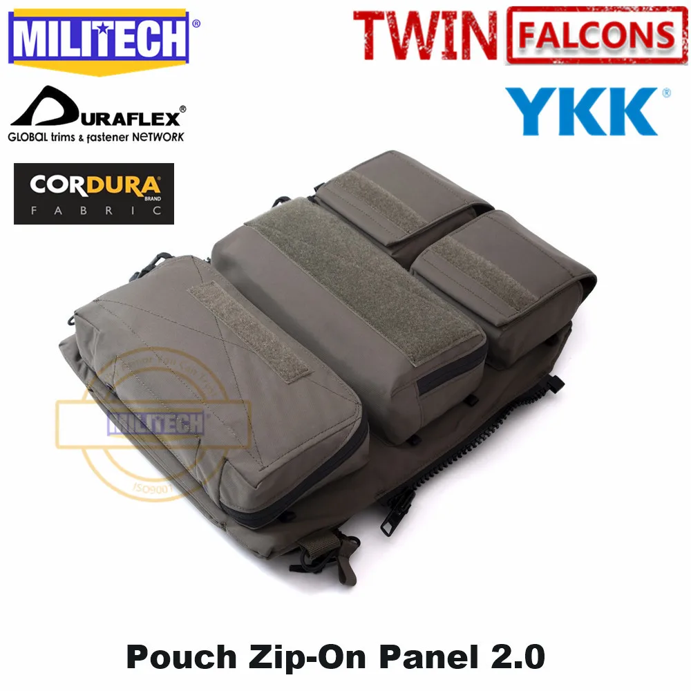 MILITECH 2 0 молния на панельном кармане платформы для JPC CPC AVS милитари пакет молнии