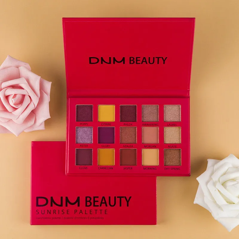 

Pearl Light Matte 15 Colors Eyeshadow Disc High Gloss Waterproof Natural Easy To Color Makeup Plate