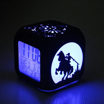 

The Legend of Zeld 3D Color Changing LED Night Lights Alarm Clock Bedroom LED Light Electronic Clock Bedside Lamp