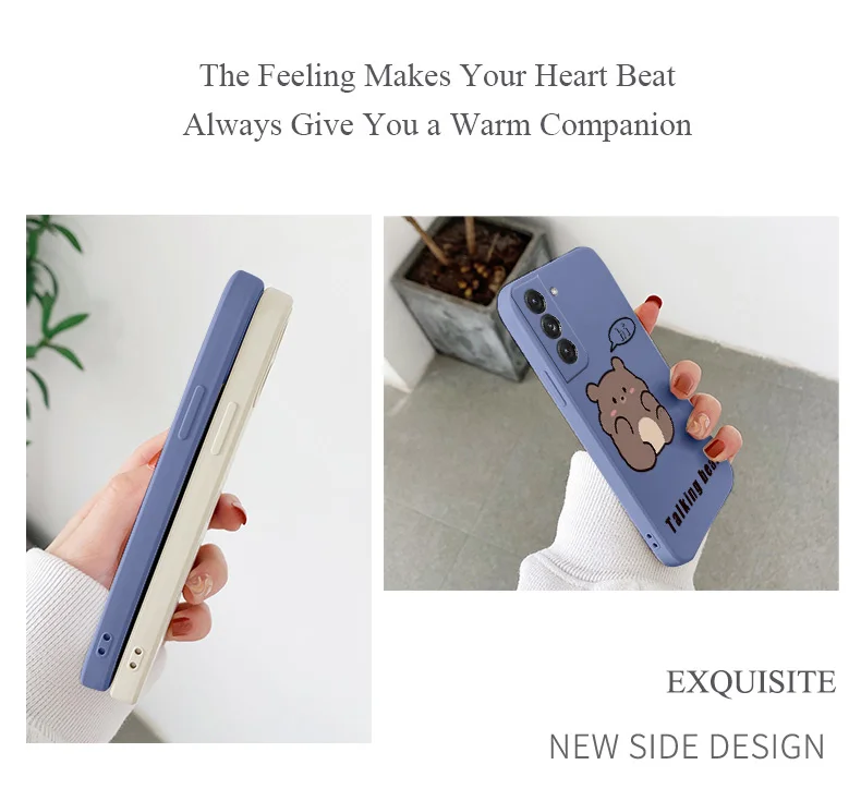 Cute For Samsung Galaxy S21 S20 FE S10 Note 20 10 Plus Case Bear Soft Cover A72 A52 A42 A32 A71 A51 A41 A31 A21S Phone Case Cute For Samsung Galaxy S21 S20 FE S10 Note 20 10 Plus Case Bear Soft Cover A72 A52 A42 A32 A71 A51 A41 A31 A21S Phone Case