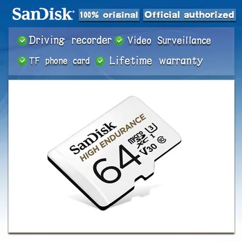 

SanDisk High Endurance microSD Card 32GB U1 memory card Up to 100MB/s 64GB 128GB 256GB Class 10 video speed U3 V30 Full HD 4K