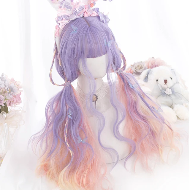 Pastel Ombre Aesthetic Wigs 1