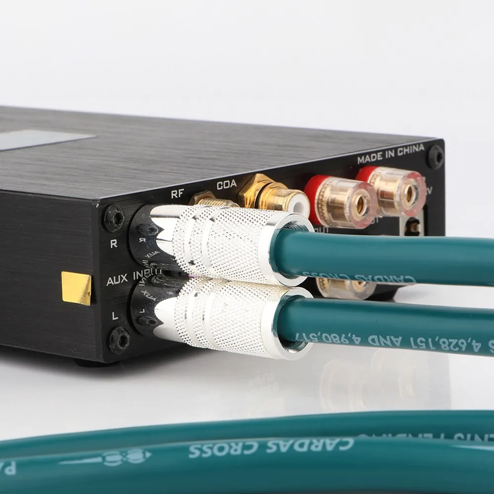 Placcatura In Argento Tipo Di Saldatura Spina Rca Cardas Interconnessione Rca Cavo Audio Amplificatore Cd Lettore Dvd Interconnettore Audio