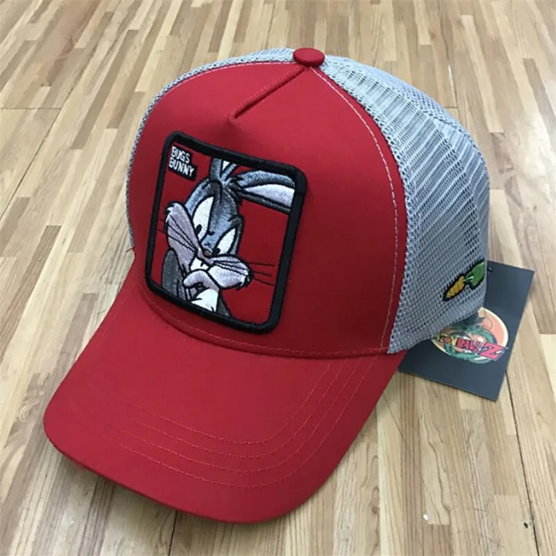 Горячая Мода вышитые бейсболки женские мужские животные сетки бейсболка