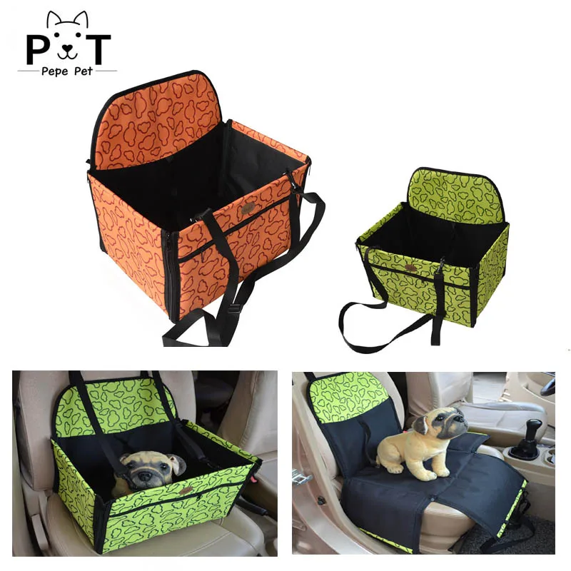 Автомобильная сумка-переноска для питомца собаки, водонепроницаемая корзина для сидения собаки, безопасная сумка для переноски кошки, щенка, дорожная сетчатая подвесная сумка, чехол для сиденья автомобиля