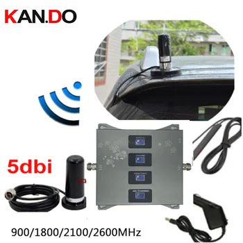 

car use 2G 3G 4G booster 900 1800 2100 2600mhz Phone Booster Mobile Signal Amplifier 2G 3G 4G LTE Repeater GSM DCS WCDMA 4G LTE