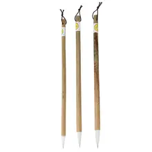 Набор из 3 козьих волос традиционная китайская каллиграфия Kanji японская Корея Sumi кисть для рисования длинные Фэн кисть для письма бамбуковый вал