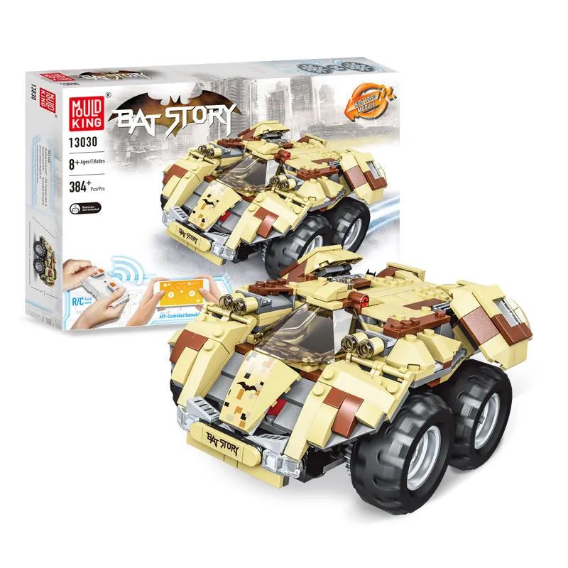 Новые супергерои управляемые с помощью приложения Бэтмен RC Batmobile Fit Technic