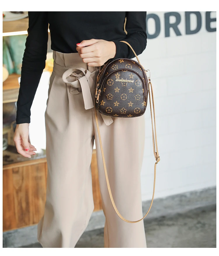 Сумка для мобильного телефона Женская Новое поступление Мода корейский стиль Универсальный мини Паньер сумка сумочка с кармашками S