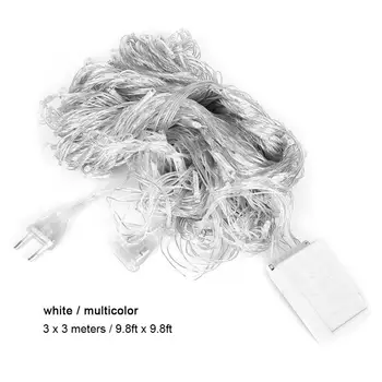 

EU Plug 220V 3x3 Meters Outdoor Waterproof 336LED Waterfall String Light Background Decoration