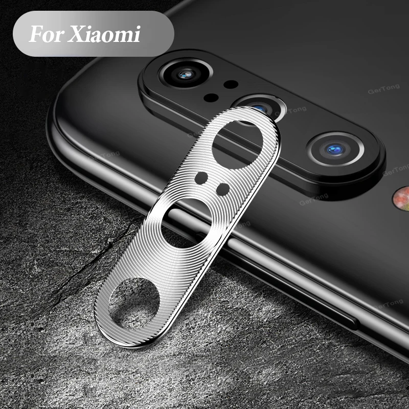 Silver Для Xiaomi mi 9 8 Защита объектива камеры кольцо покрытие алюминий для Xiaomi mi 9 SE 8 SE mi 9 mi 8 чехол для камеры кольцо аксессуары - Цвет: Silver