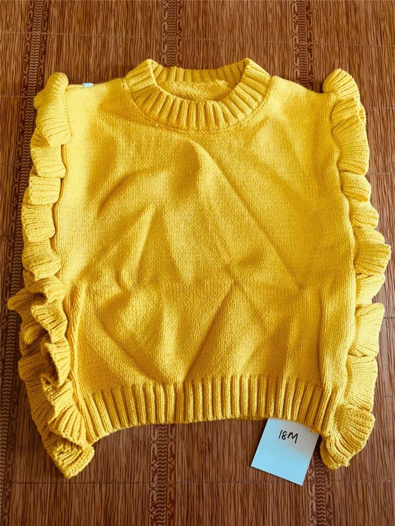 size-18m Кардиган для маленьких девочек; вязаные свитера с милым сердечком для малышей; Верхняя одежда; Детские свитера с круглым вырезом для девочек - Цвет: size-18m