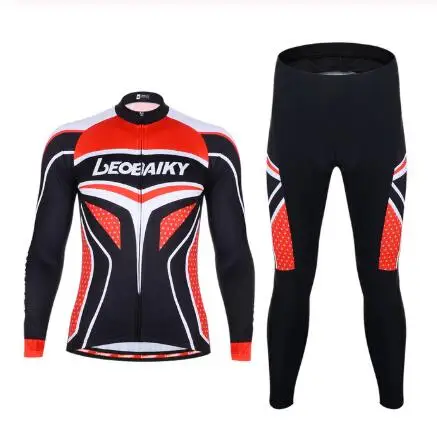 LEOBAIKY Pro, набор Джерси для велоспорта, Мужская одежда для велоспорта, Roupa Maillo ciclismo, одежда для велоспорта с длинным рукавом, мужские комплекты Джерси, костюм для верховой езды