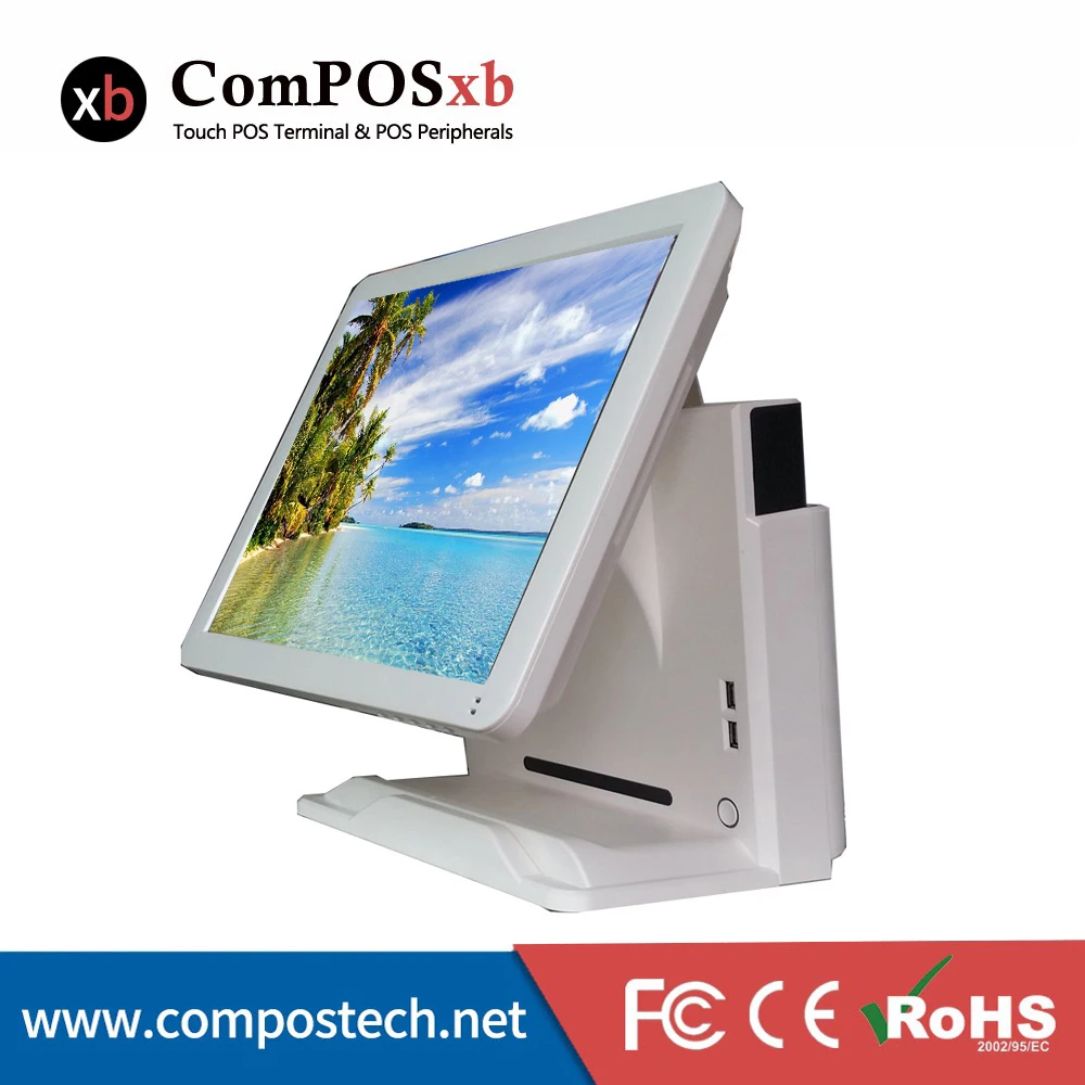 Compolxb 15 дюймов pos-система простая в эксплуатации pos-терминал для продажи белый