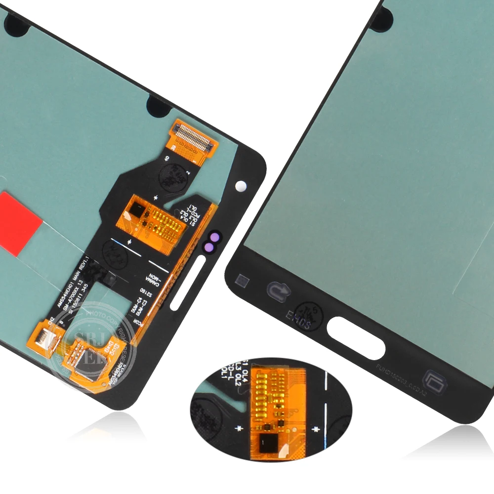 Оригинальный AMOLED дисплей 5 дюйма для SAMSUNG Galaxy A7 2015 LCD A700 A700F A700FD A7000 сенсорный экран