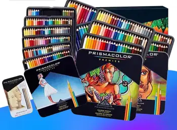 

12/24/36/48/60/72/120/132/150 USA lapis de cor color pencil artist sanford prismacolor Cor do Chumbo drawing pencil لون الرصاص