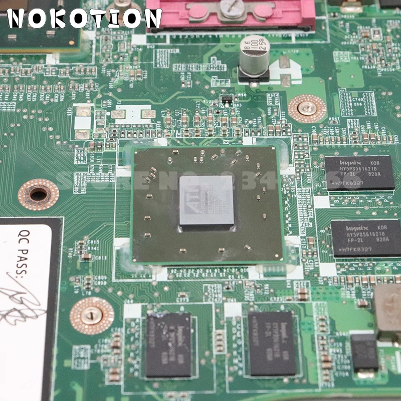  NOKOTION CN-0NU324 0NU324 CN-0H274K 0H274K for Dell Studio 1735 laptop motherboard PM965 DDR2 with 