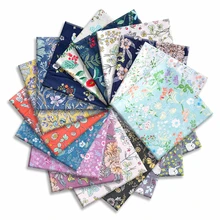 17 шт. 30x25 см цветочный Чистый хлопок ткань для изготовления постельных принадлежностей простыня пододеяльник швейная ткань цветок DIY 160 г/м