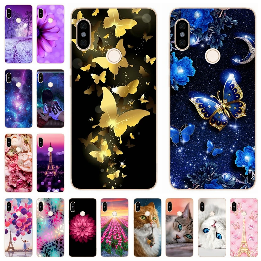 Silicone Cover For Xiaomi Redmi Note 5 Case 5.99' Printing Cool Animal for Xiomi pro Note5 Phone Cases |