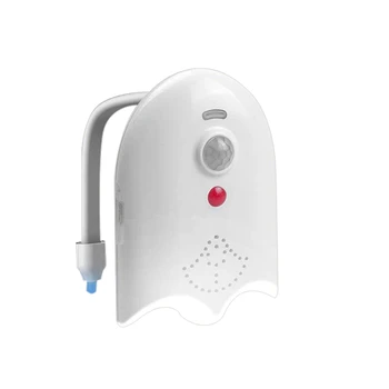 

Toilet Night Light Motion Sensor in 16 Colors, Rechargeable LED Toilet Night Light with Aroma Diffuser Box