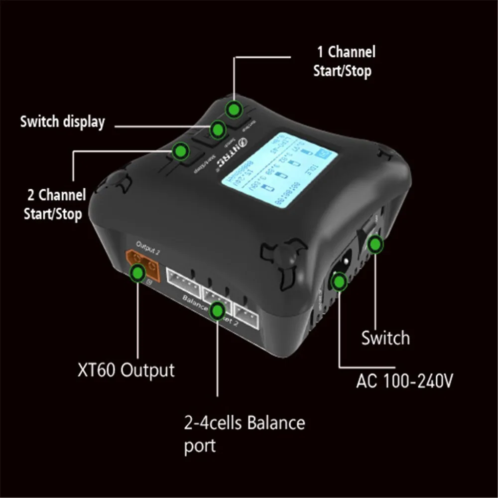HTRC H4AC DUO RC Balance 20W 2A (5)