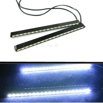 

2x Waterproof LED Light Auto Daylight DRL 5630 18 LEDs Car Daytime Running Light G99F