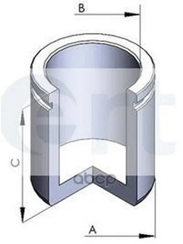 Поршень Тормозного Суппорта D46 H56.5 Citroen/Fiat/Opel/Peug F Ert арт. 150693-C
