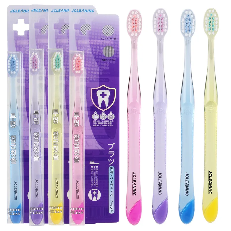 

Clean water ke lin Korean-style shui jing bing Toothbrush Gum Shield Soft Bristle Toothbrush Household Adult Small Head Cleaning