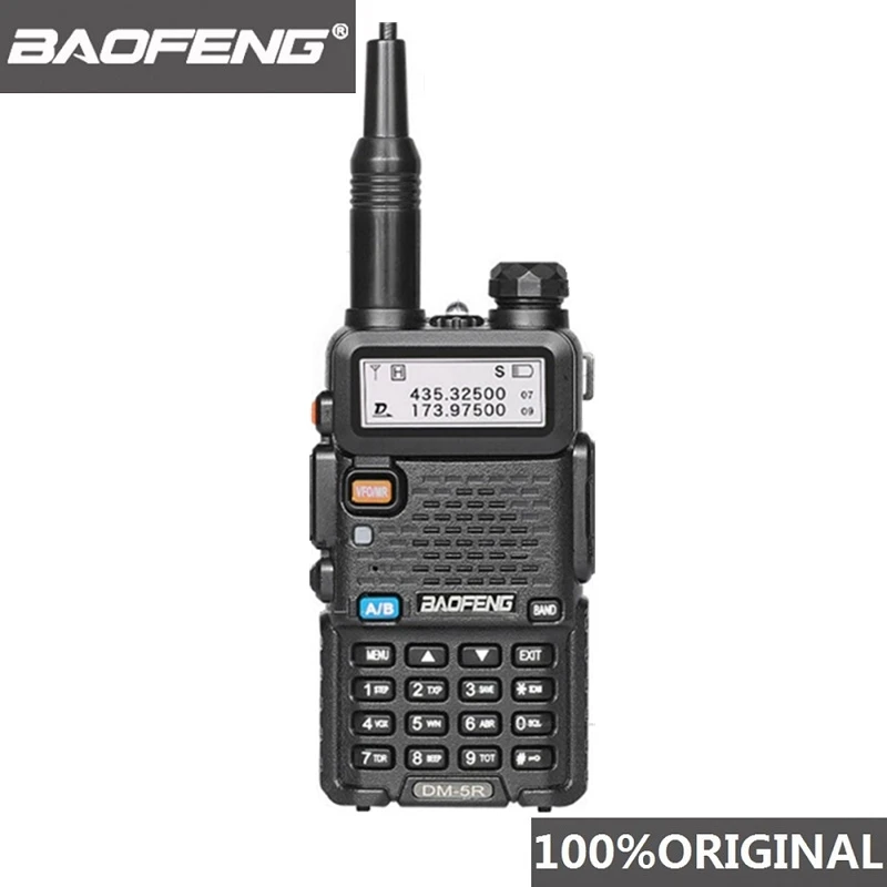 Baofeng DM-5R DMR цифровая рация трансивер 5 Вт УКВ 136-174/400-480 МГц длинный ранг DM 5R двухсторонняя радиостанция DM5R