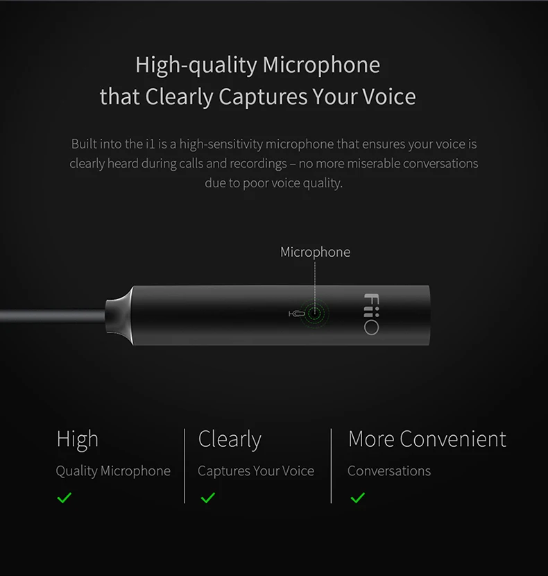 Усилитель FiiO DAC i1 FI1123 для iPhone MFI FiiO 3,5 мм для наушников lightning dac i1 улучшает качество звука
