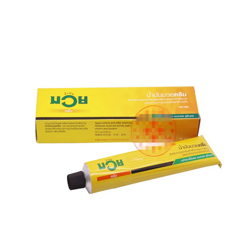 Alívio da Dor Thai Ativo Pomada Creme Analgésico Muscular Esportes Conjunta Dor no Ombro Bálsamo Massagem Corporal 100g 3 Cheap Conjs.