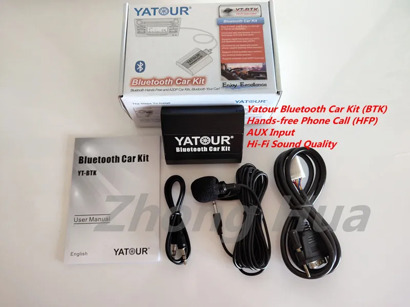 Yatour AUX Bluetooth Car Kit for Toyota Lexus Avensis Camry Corolla Highlander RAV4 Avensis audio Car mp3 Player YTBTK