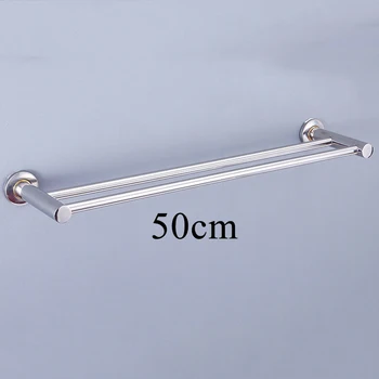 

Stainless Steel Hand Towel Rack Rail Holders Wall Mount Hotel Bathroom Accessory