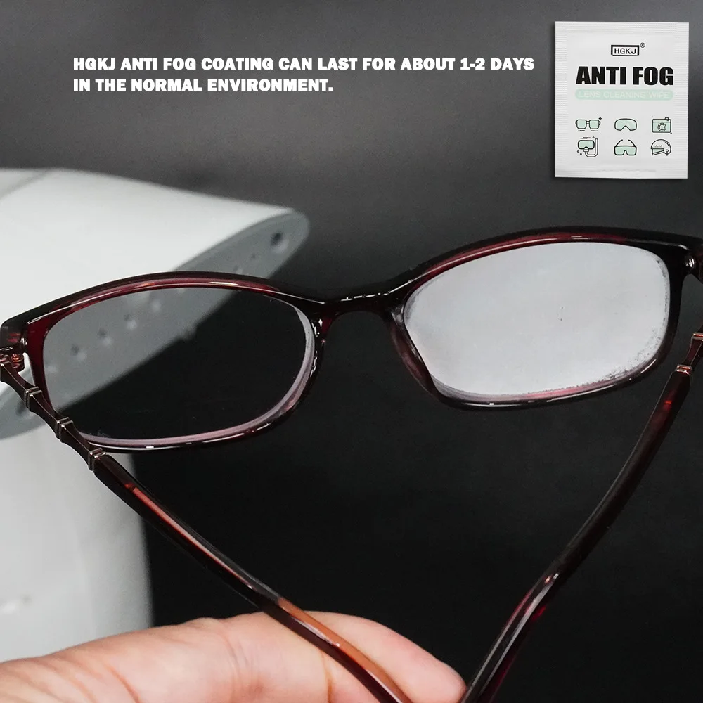 Glasses Anti Fog Wipe 100/200p HGKJ Anit-fog Wet Cloth For Eyeglasses Sunglasses Goggles Helmet Shields Dive Masks Sport Glasses anti fog wipes
