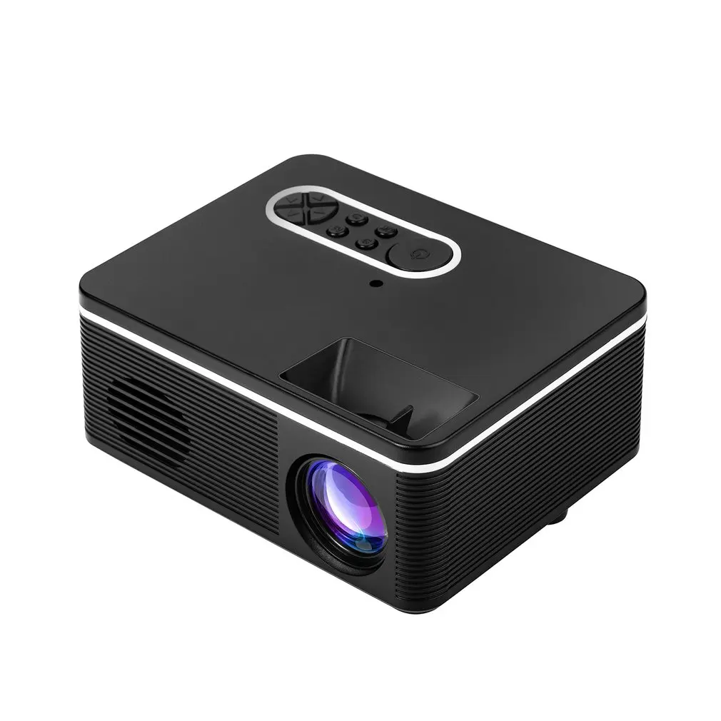 

1080P Full HD MINI Projector Video Beamer,3D Projector. Support 1080 PAV/VGA/USB/HDMI/TF 1000 lumens LED Projector