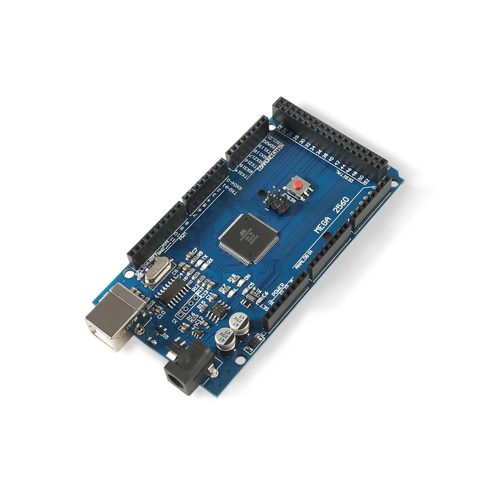 Мега 2560 R3 Mega2560 Rev3 для Arduino 2560 Mega2560 R3(ATmega2560-16AU Ch340 Ch340g) доска с Usb кабель совместим