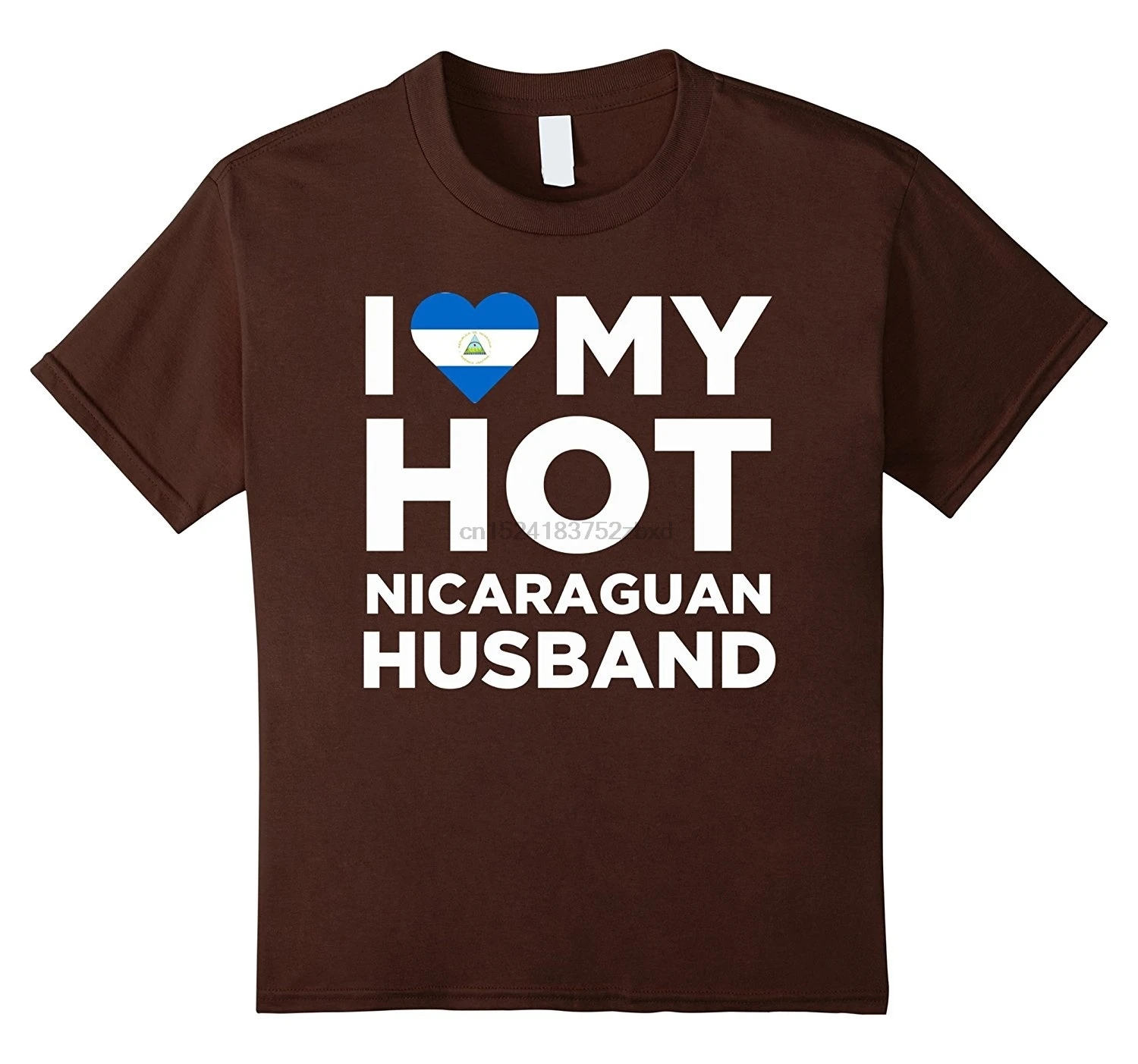 

I Love My Hot Nicaraguan Husband Cute Nicaragua Native Relationship T-Shirt