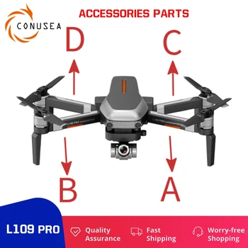 

Original L109 Pro 4K drone camera brushless motor with arms extra propeller wind blade Battery accessories parts