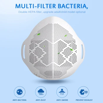 

PM2.5 Mask Anti-Dust Silicone Masks High Temperature Disinfection Protective Mask HEPA Filter Washable Mask For Adult Child