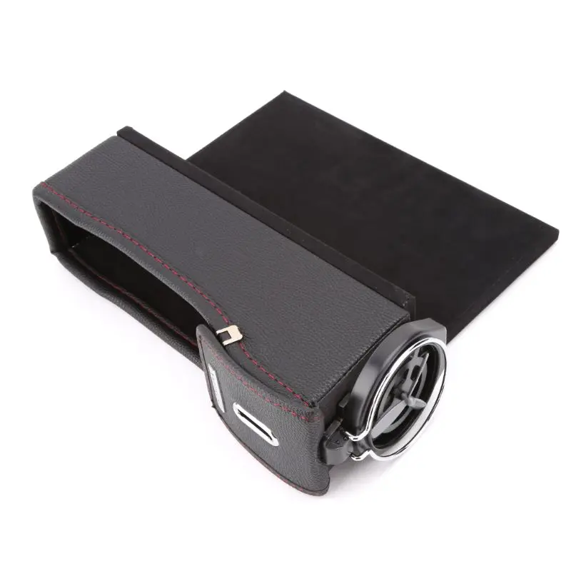 

Storage Box Cup Holder Drink Car Seat Slit Pocket Stool Tidying Organizer Auto Gap For Pad Phone Card Case Currency Accessories