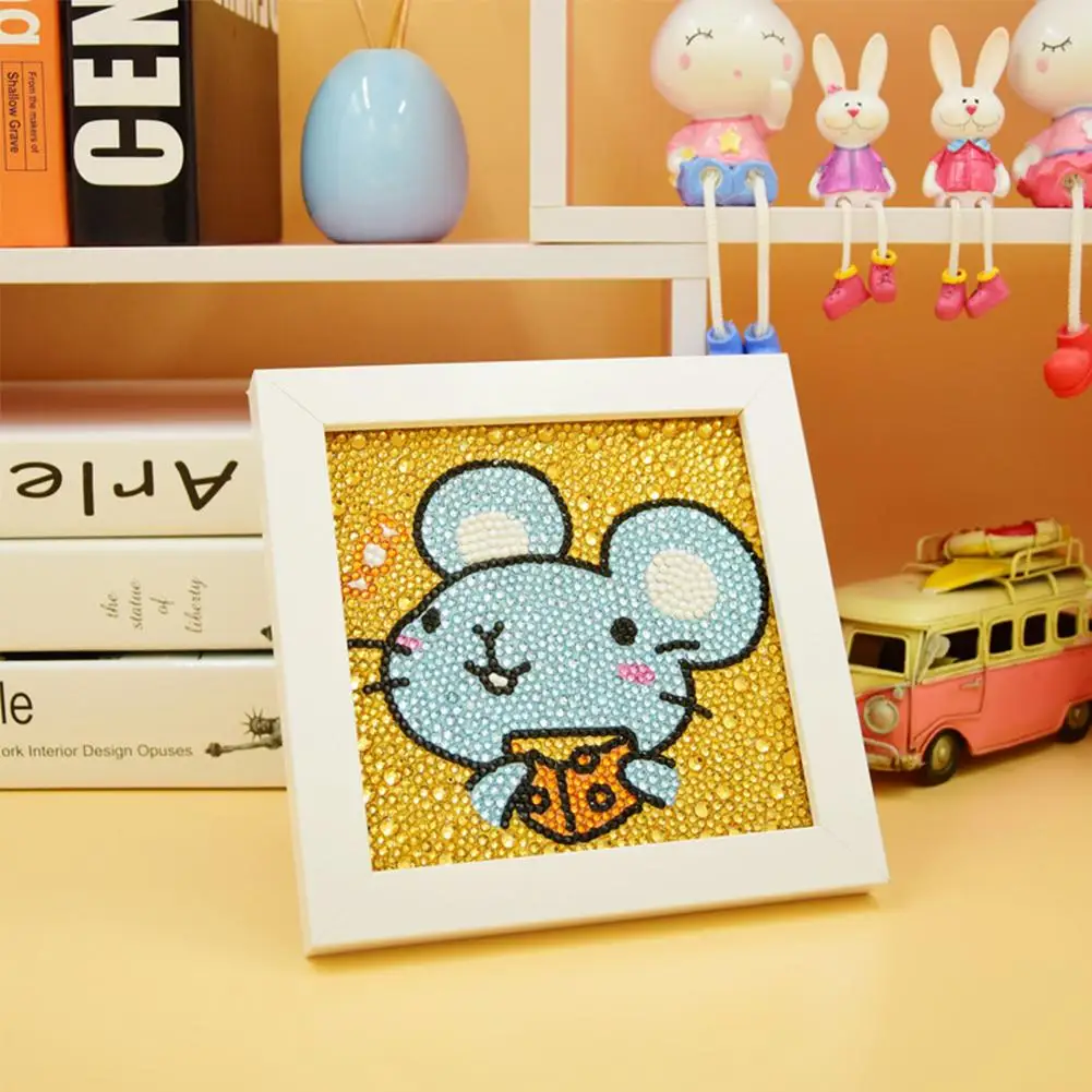 Дети Diy 5d алмазная живопись 12 зодиака мультфильм Алмазная мозаика мозаичный декор, набор шаблон вышивки крестом 6X6 дюймов