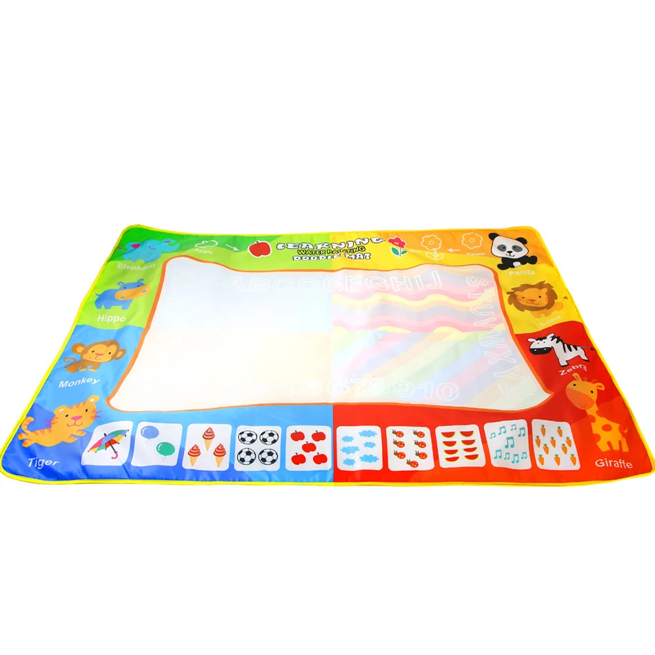 

Water Mat, Water Drawing Painting Mat Large Size 120 X 90Cm Mess-Free Aqua Magic Mat for Kids Boys Girls